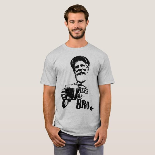 Beer me Bro T-shirt (Voorkant volledig)