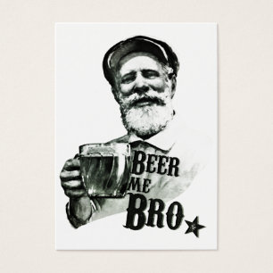 Beer me Bro Visitekaartjes