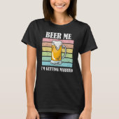 Beer me dat ik een gehuwde padvinder word. t-shirt (Voorkant)