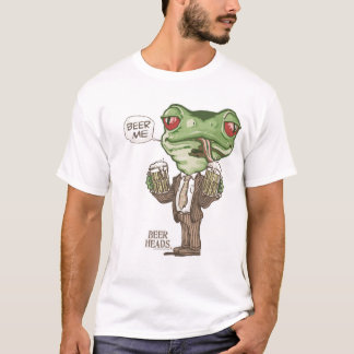 Beer me Green Frog van Mudge Studios T-shirt
