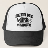 Beer Me Ik ga Trouwen Bruidegom Bachelorfeest Trucker Pet (Voorkant)