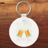 Beer Me In Getting Married Bruid Groom Bachelor Wi Sleutelhanger (Voorkant)