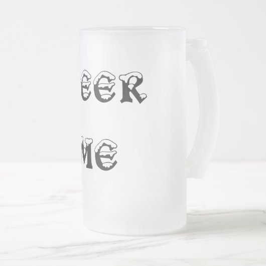 BEER ME MATGLAS BIERPUL (Voorkant rechts)