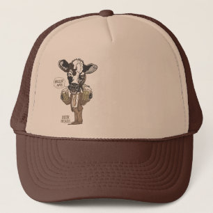 Beer me Moo Cow van Mudge Studios Trucker Pet