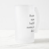 Beer me op Scotty! Wedding Groomsman Bar Novelty Matglas Bierpul (Voorkant rechts)