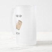 Beer me op Scotty! Wedding Groomsman Bar Novelty Matglas Bierpul (Voorkant links)