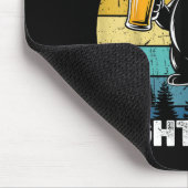 Beer Me Right Meow Funny Cat Drinking Humor Muismat (Hoek)