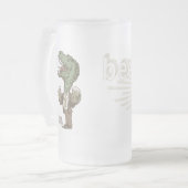 Beer me T. Rex van Mudge Studios Matglas Bierpul (Voorkant links)