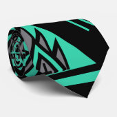 Beer Medicine Aqua Stropdas (Opgerold)