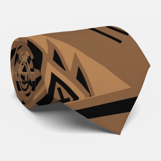 Beer Medicine Brown Stropdas (Opgerold)