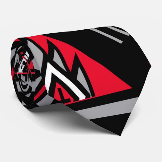 Beer Medicine Red Stropdas (Opgerold)