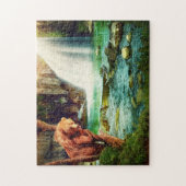 Beer meer legpuzzel (Verticaal)