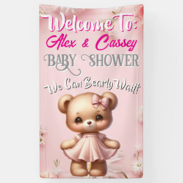 Beer Meisje Baby Borrel Banner