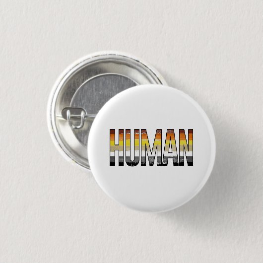 Beer Menselijk Ronde Button 3,2 Cm (Voorkant /achterkant)