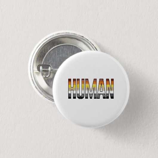 Beer Menselijk Ronde Button 3,2 Cm (Voorkant /achterkant)