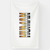 Beer Menselijk Spandoek (Verticaal)