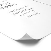 Beer met 3 bruine ballonnen Poster (Hoek)