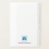 Beer met ballon Leuke Modern Naam Planner (Achterkant)