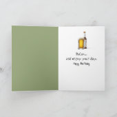 Beer met bier in Bossen Kaart (Binnen)