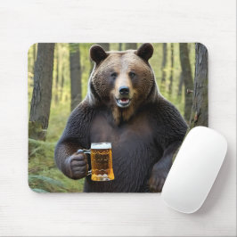 Beer met Bier Mok Muismat