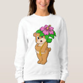 Beer met Bloedvat Hibiscus Trui (Voorkant)