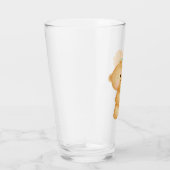 beer met bloem glas (Rechts)