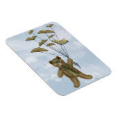 Beer met BoekButterflies 2 Magneet (Rechterzijde)