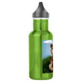 Beer met boeket bloem-30926 waterfles (Links)