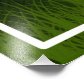 Beer met boeketbloem foto afdruk (Hoek)