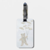 Beer met boekvlinders 3 bagagelabel (Achterkant verticaal)