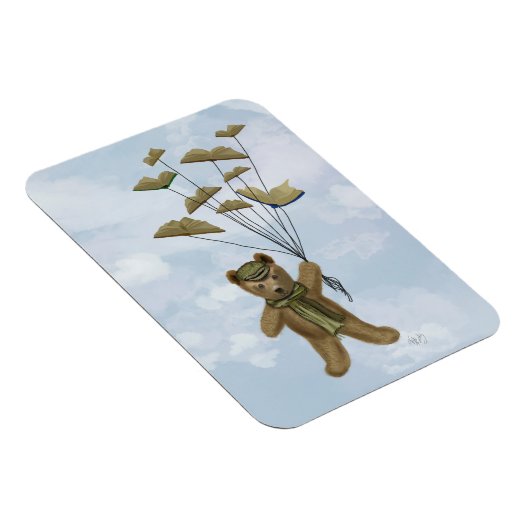 Beer met boekvlinders 3 magneet (Rechterzijde)