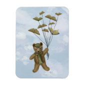 Beer met boekvlinders 3 magneet (Verticaal)