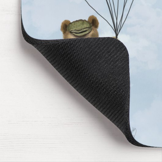 Beer met boekvlinders 3 muismat (Hoek)