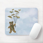 Beer met boekvlinders 3 muismat (Met muis)