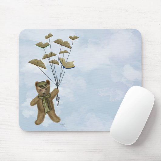 Beer met boekvlinders 3 muismat (Met muis)