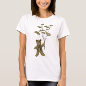 Beer met boekvlinders 3 t-shirt (Voorkant)