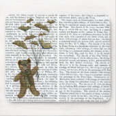 Beer met boekvlinders muismat (Voorkant)