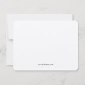 Beer met boog Stropdas, Notecards Notitiekaartje (Achterkant)