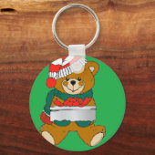 Beer met cadeaubon sleutelhanger (Voorkant)