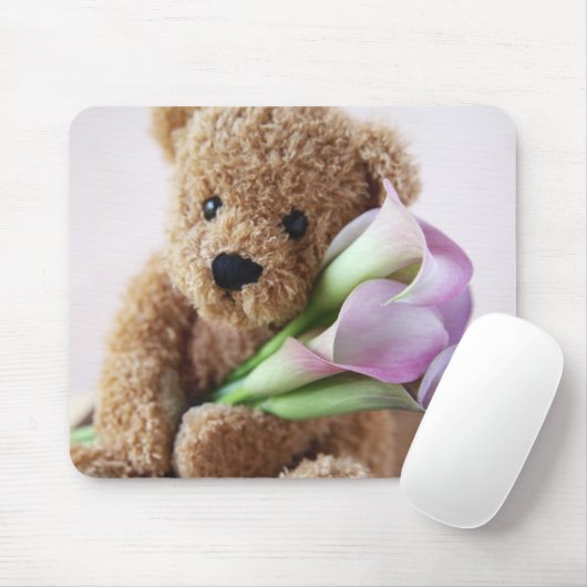 beer met calla lilies mousepad muismat (Met muis)
