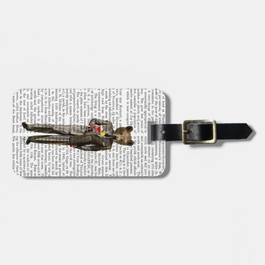 Beer met cocktail bagagelabel (Voorkant horizontaal)