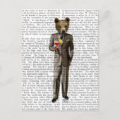 Beer met cocktail briefkaart (Voorkant)