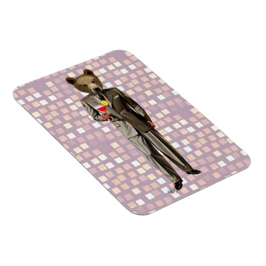 Beer met cocktail magneet (Rechterzijde)