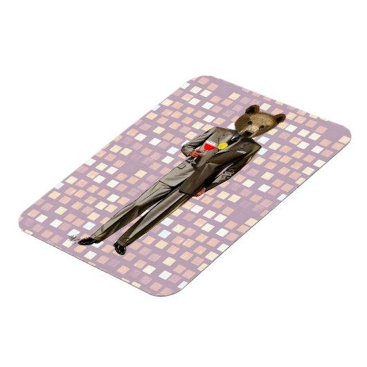 Beer met cocktail magneet (Linkerzijde)