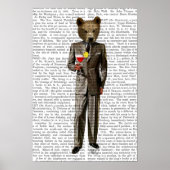 Beer met cocktail poster (Voorkant)