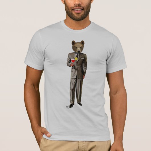 Beer met cocktail t-shirt (Voorkant)