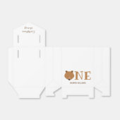 Beer met één diersoort op de eerste dag bedankdoosjes (Uitgevouwen)