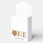 Beer met één diersoort op de eerste dag bedankdoosjes (Geopend)