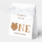 Beer met één diersoort op de eerste dag bedankdoosjes (Voorkant Zijde)