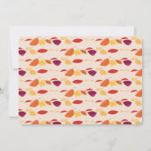 Beer met één Herfst eerste geboorte Kaart (Achterkant)